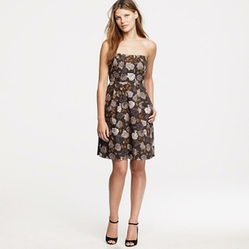 J Crew Strapless  Marielle Cocktail Party Dress
